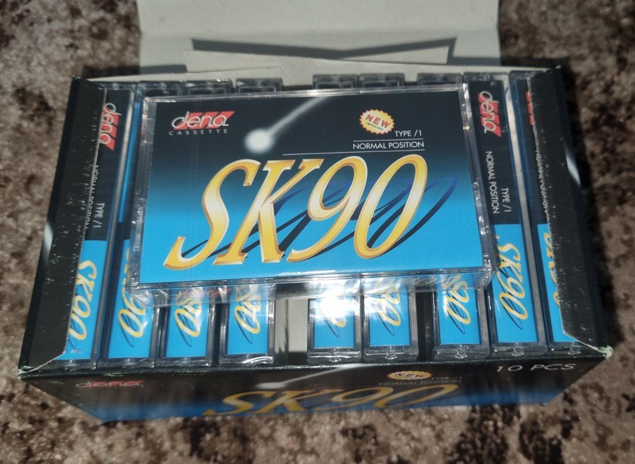 باکس 10عددی کاست خام آکبند 90دقیقه پلمپ دنا