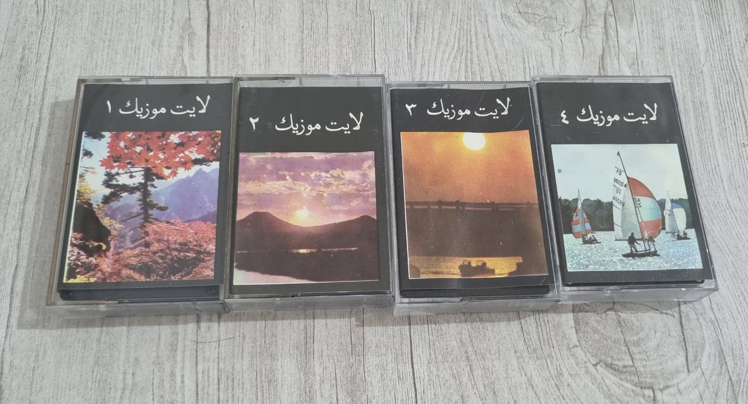 4عدد نوارکاست لایت موزیک