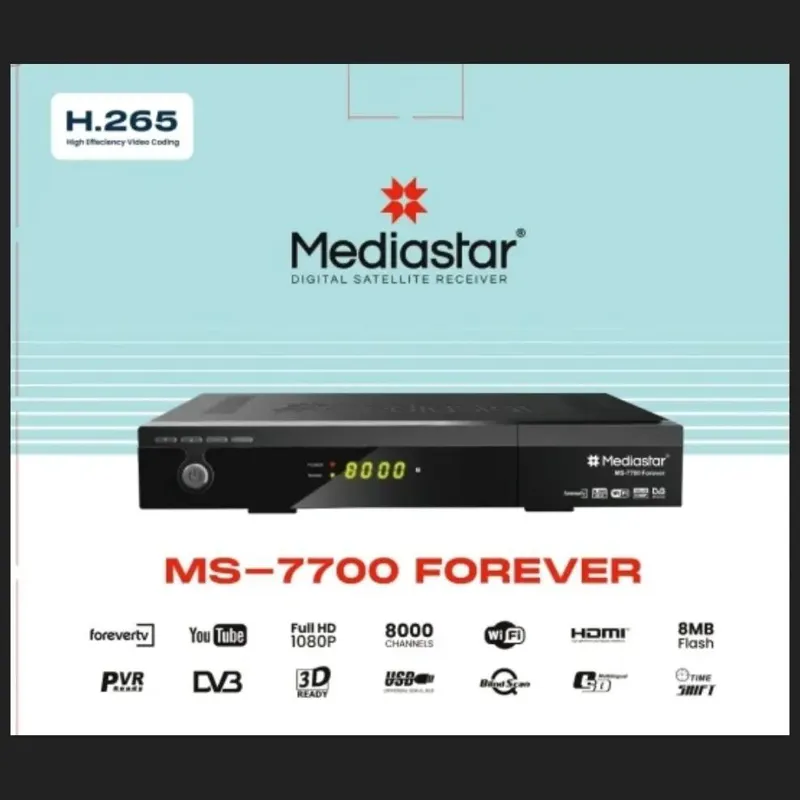 گیرنده مدیا استار مدل 7700 فوراور