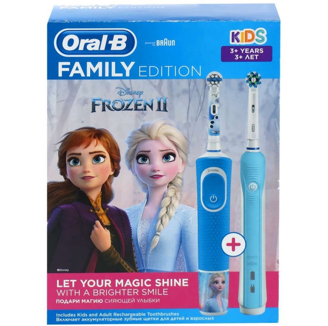 مسواک برقی اورال بی دوقلو Frozenمدل FAMILY EDITION