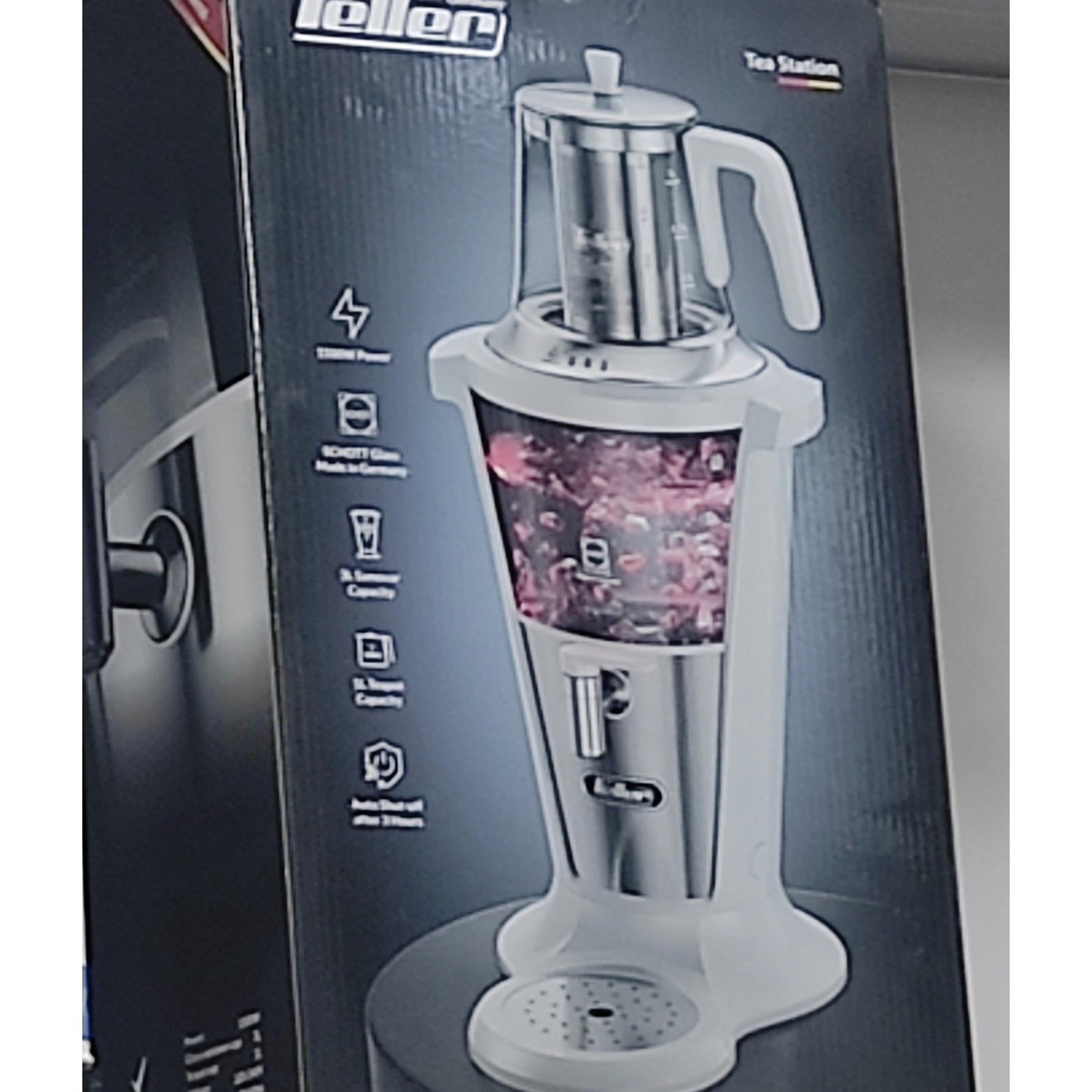 سماور برقی شیشه ای فلر مدل TS380
