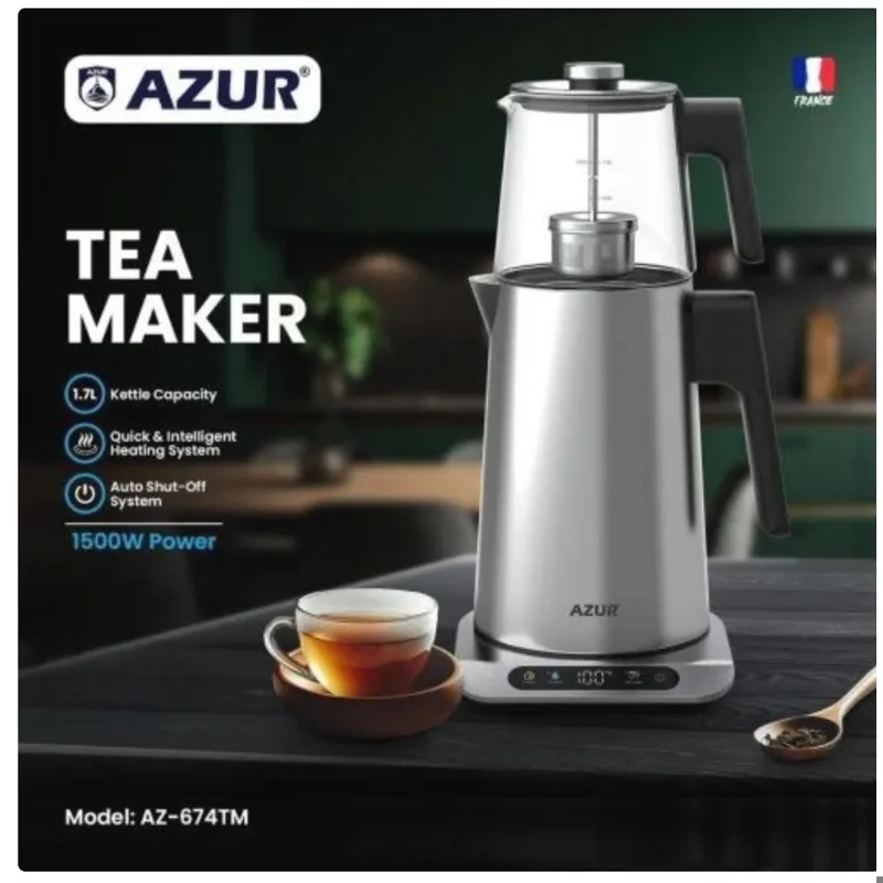چایی ساز روهمی آزور AZUR مدل AZ_674TM