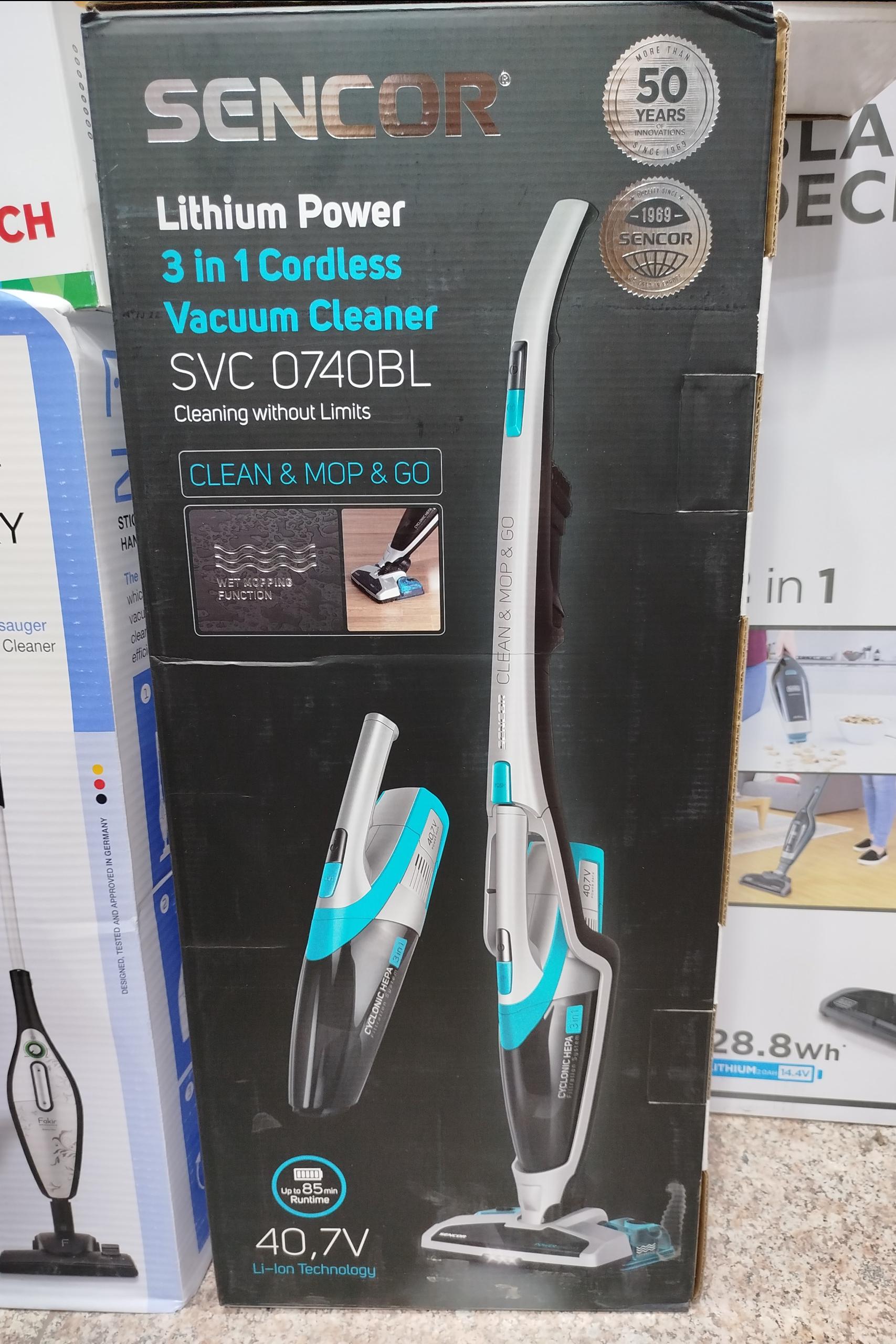 جارو شارژی سنکور مدل SVC 0740BL