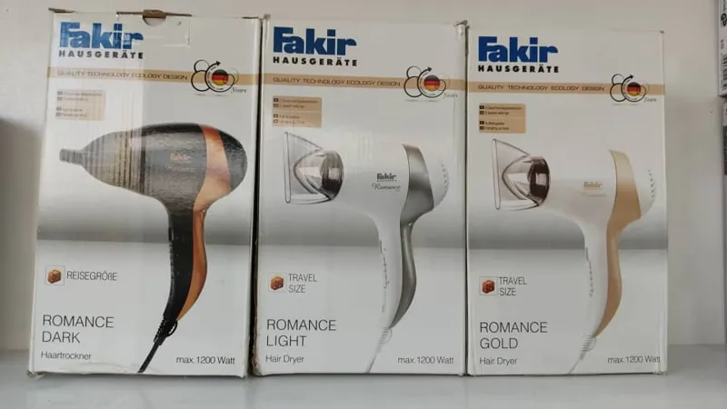 سشوار مسافرتی 1200وات فکرFakir آلمان مونتاژ ترکیه