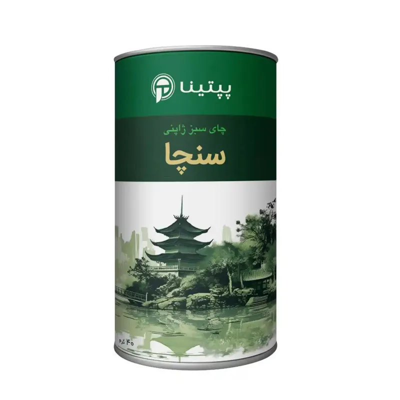چای سبز ژاپنی سنچا قوطی 40 گرمی پپتینا