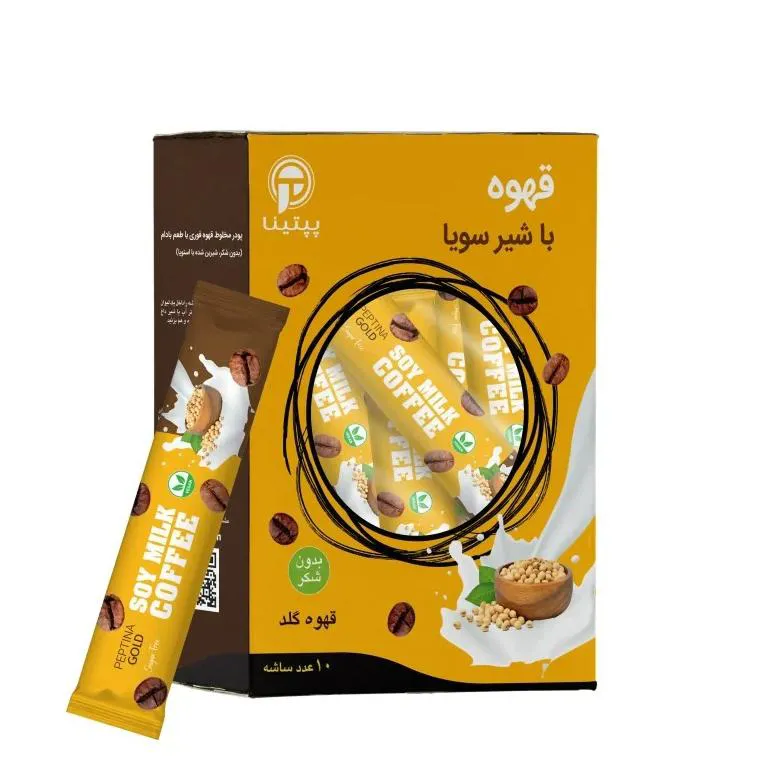 کافی میکس شیر سویا بسته 10 عددی