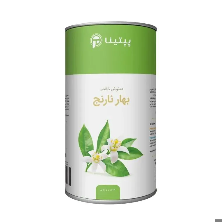 دمنوش بهار نارنج خالص قوطی 60 گرمی