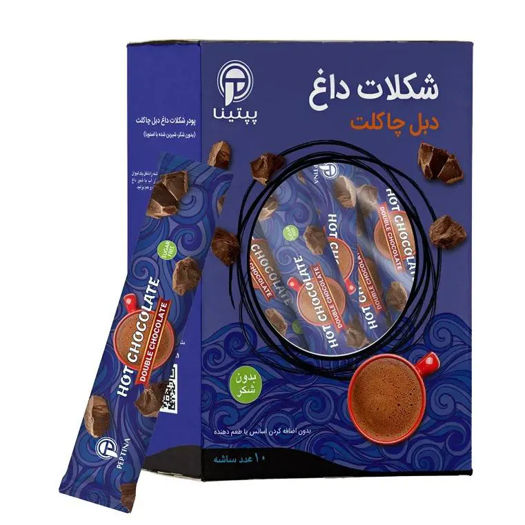  شکلات داغ دبل چاکلت بسته 10 عددی