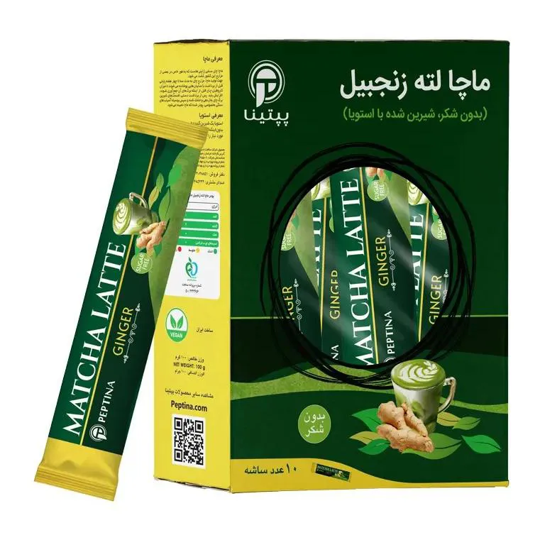 ماچا لته زنجبیل بسته 10 عددی