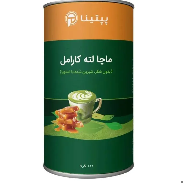 ماچا لته کارامل قوطی 100 گرمی