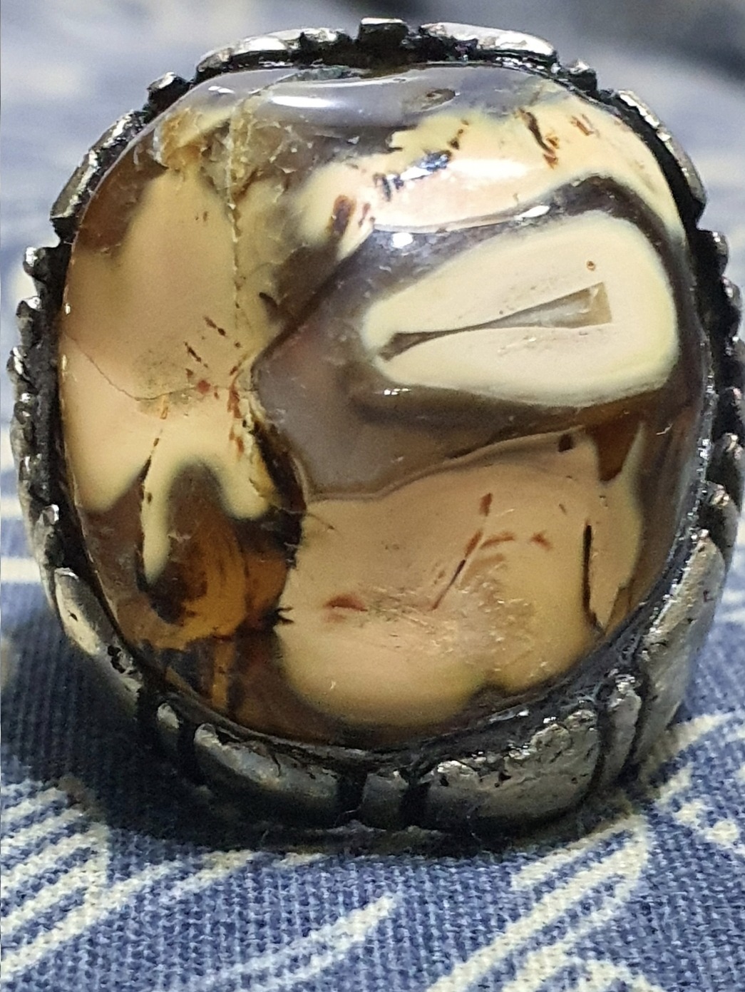 انگشتر نقره فاخر سلیمانی کلکسیونی 90ساله