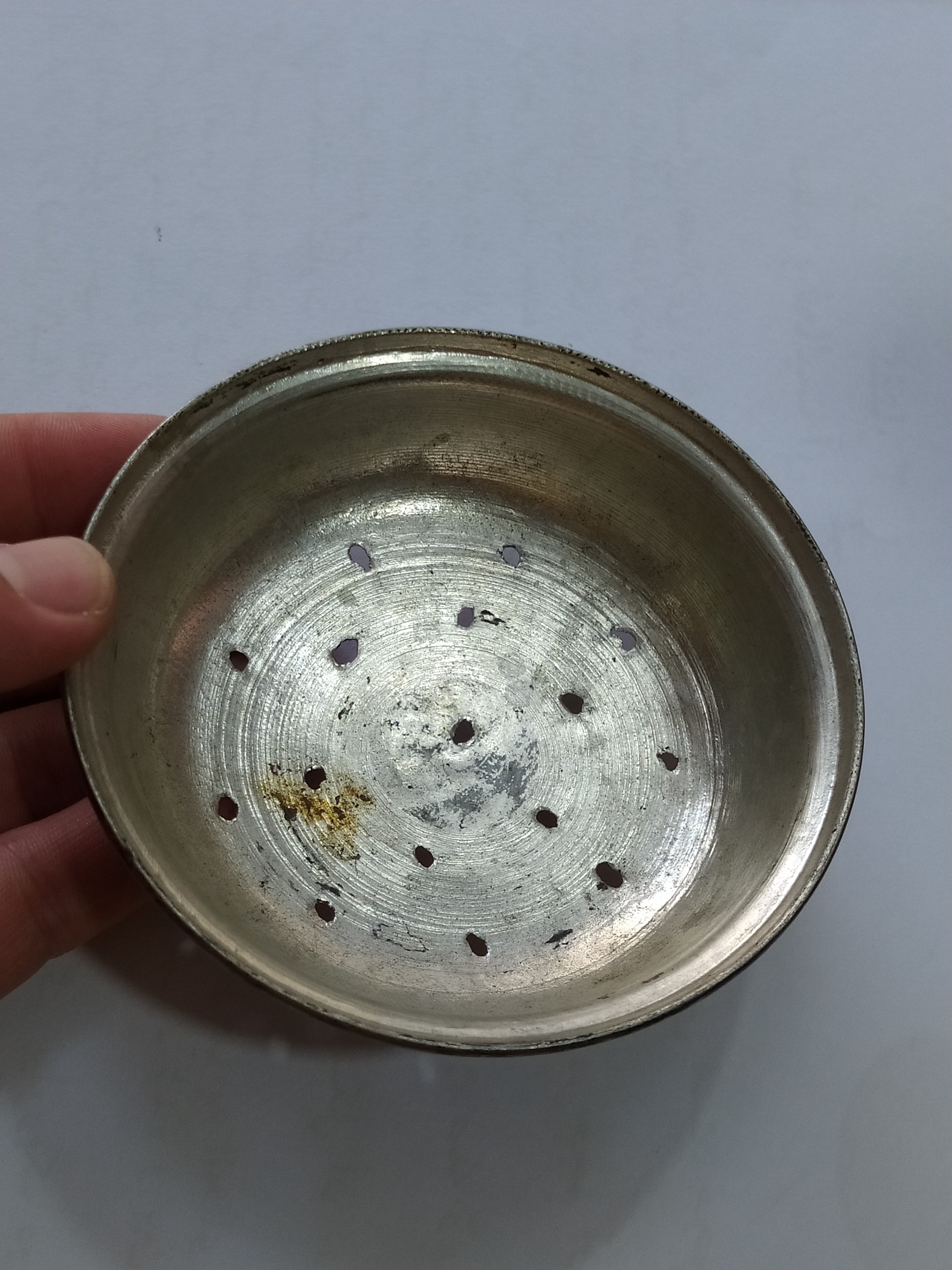 آبکش مسی سایز کوچک قدیمی