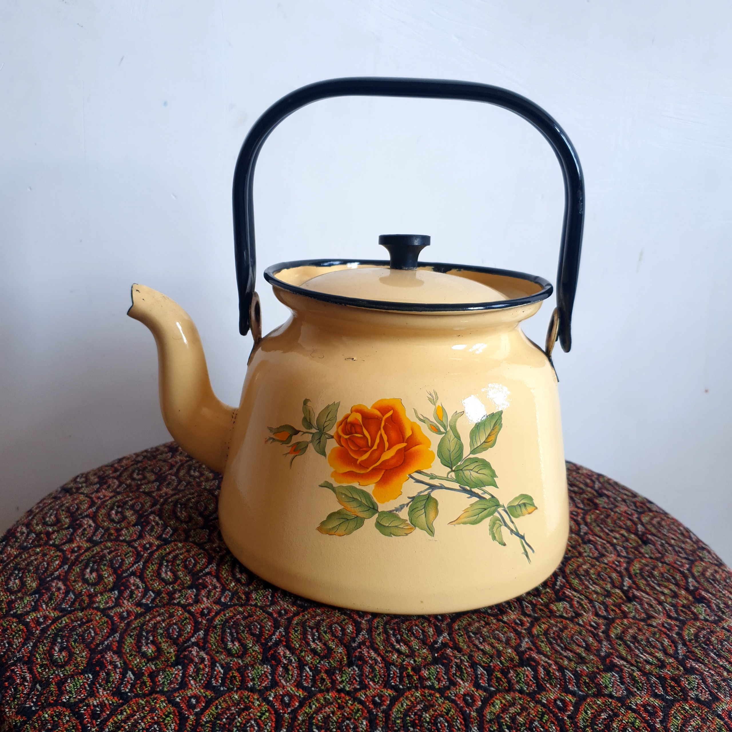 کتری قدیمی لعابی جینگو