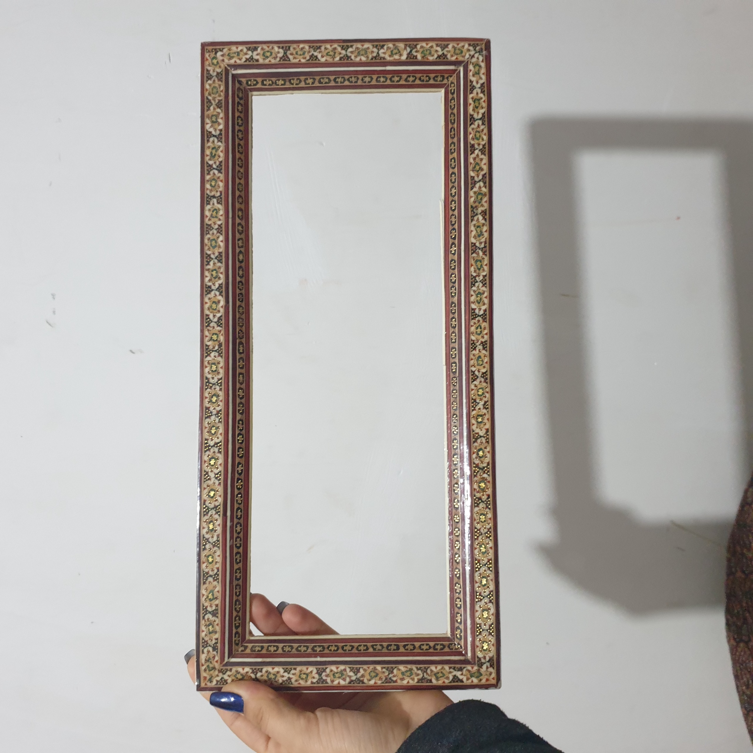 چارچوب تابلو زیبای خاتم کاری