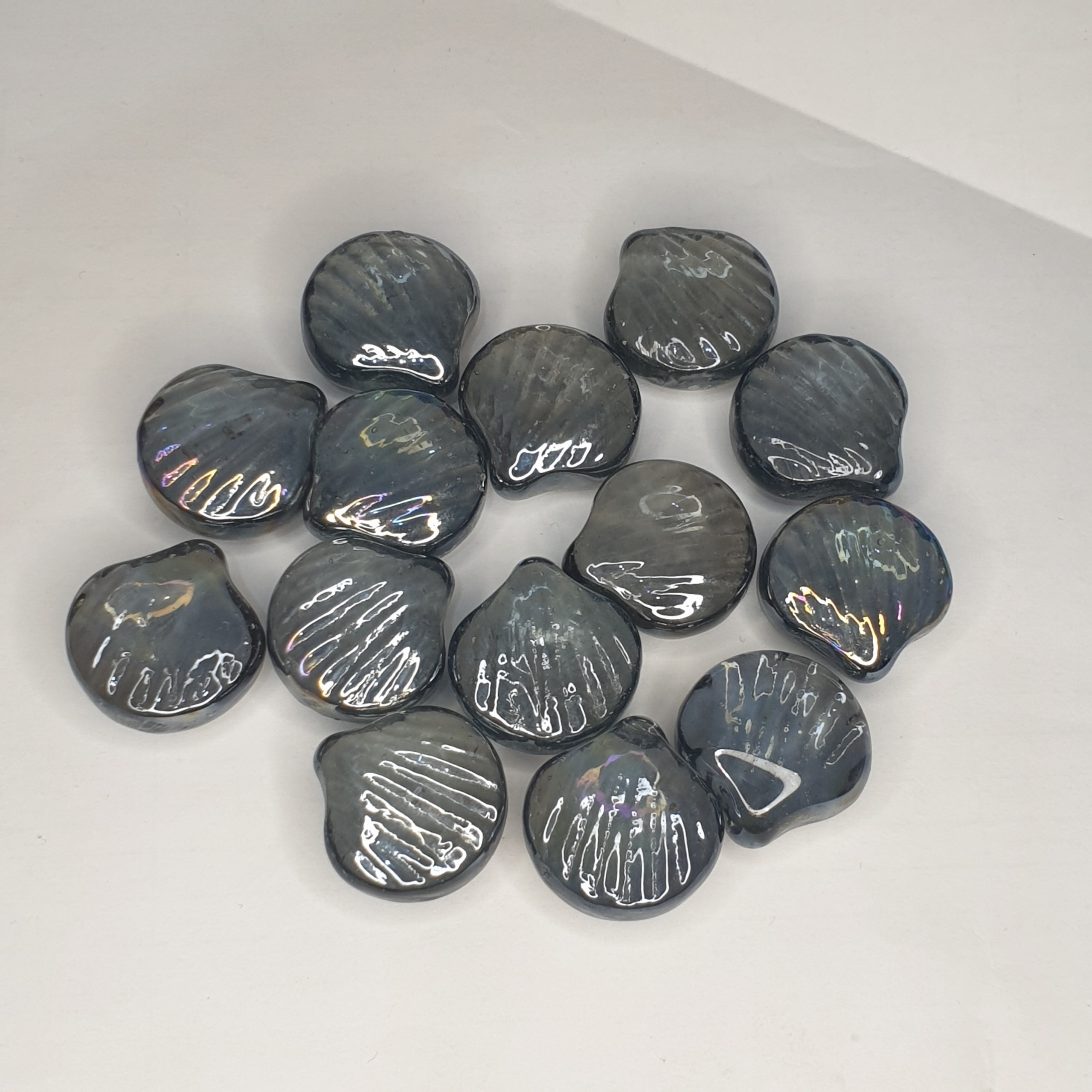 4 عدد گوی یا مهره زنگاری بارفتن شکل صدف