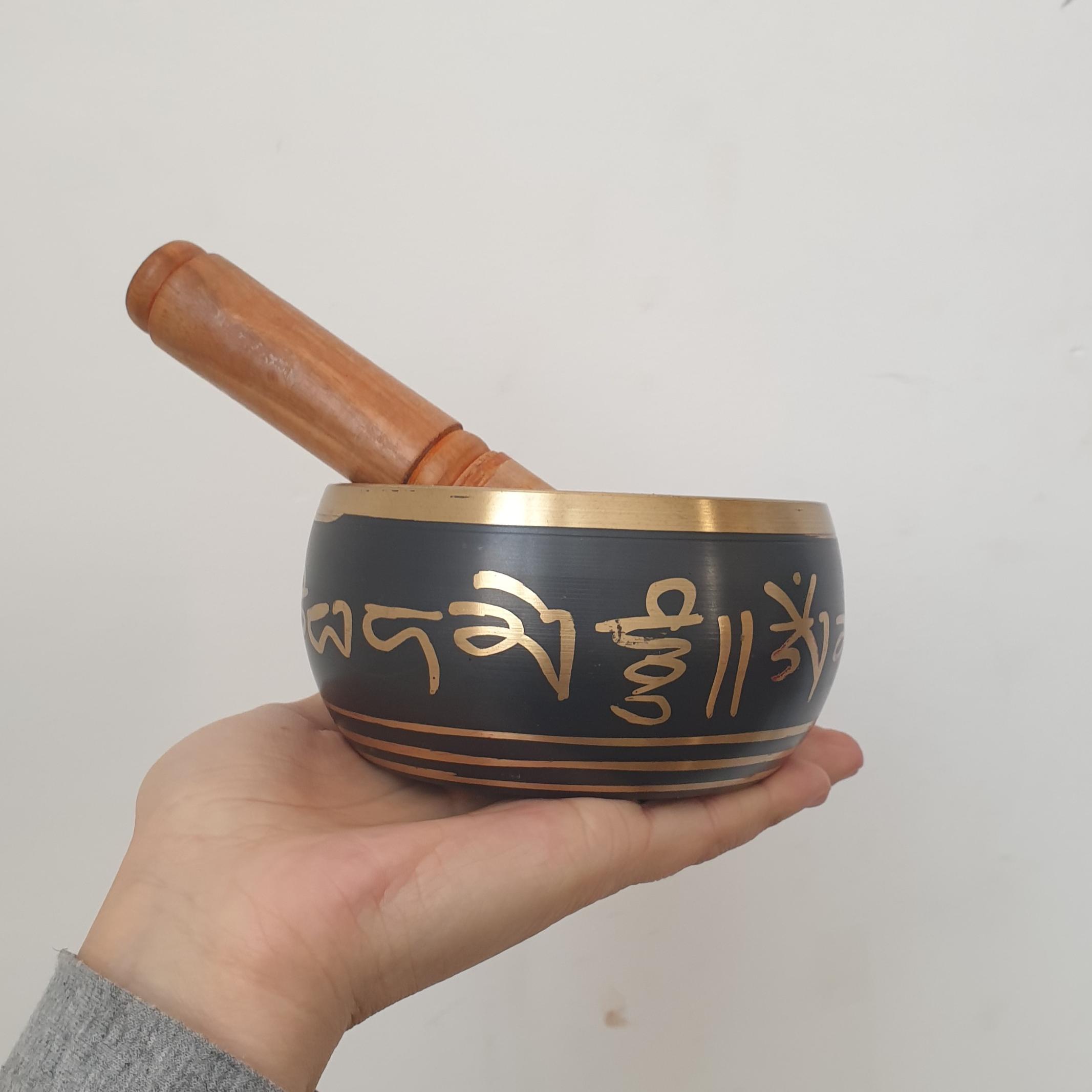 کاسه تبتی برنجی با ارتعاش عالی