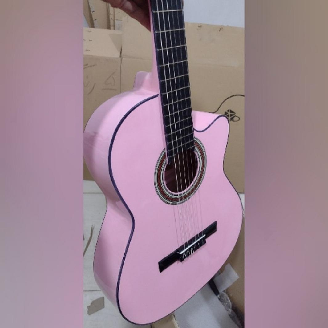 گیتار دیاموند صورتی مدل کات اوی