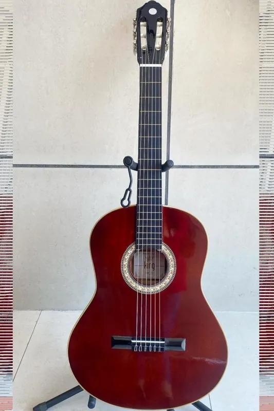 گیتار کلاسیک کینگ مدل K1 زرشکی با ارسال رایگان