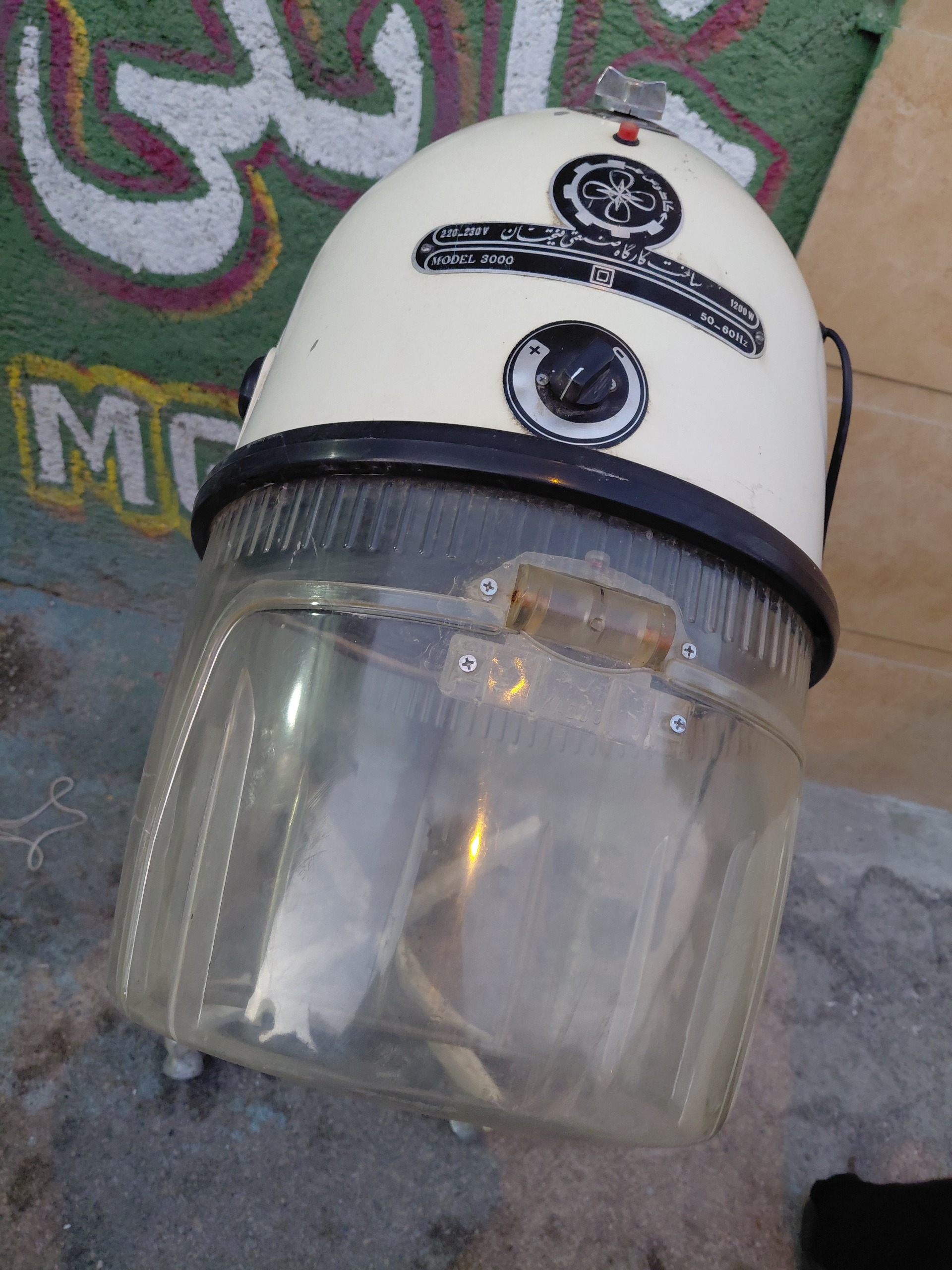 سشوار صنعتی کلاهک دار مدل 3000