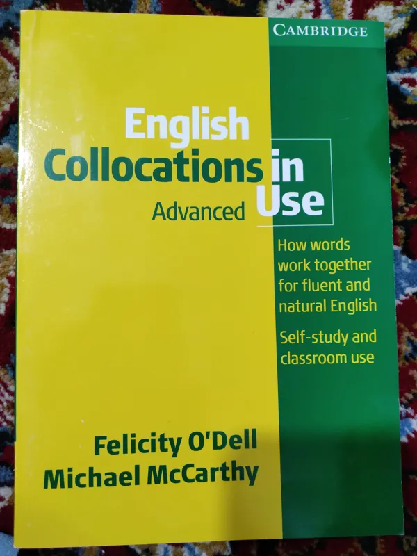 کتاب advanced english colloctions in usa
