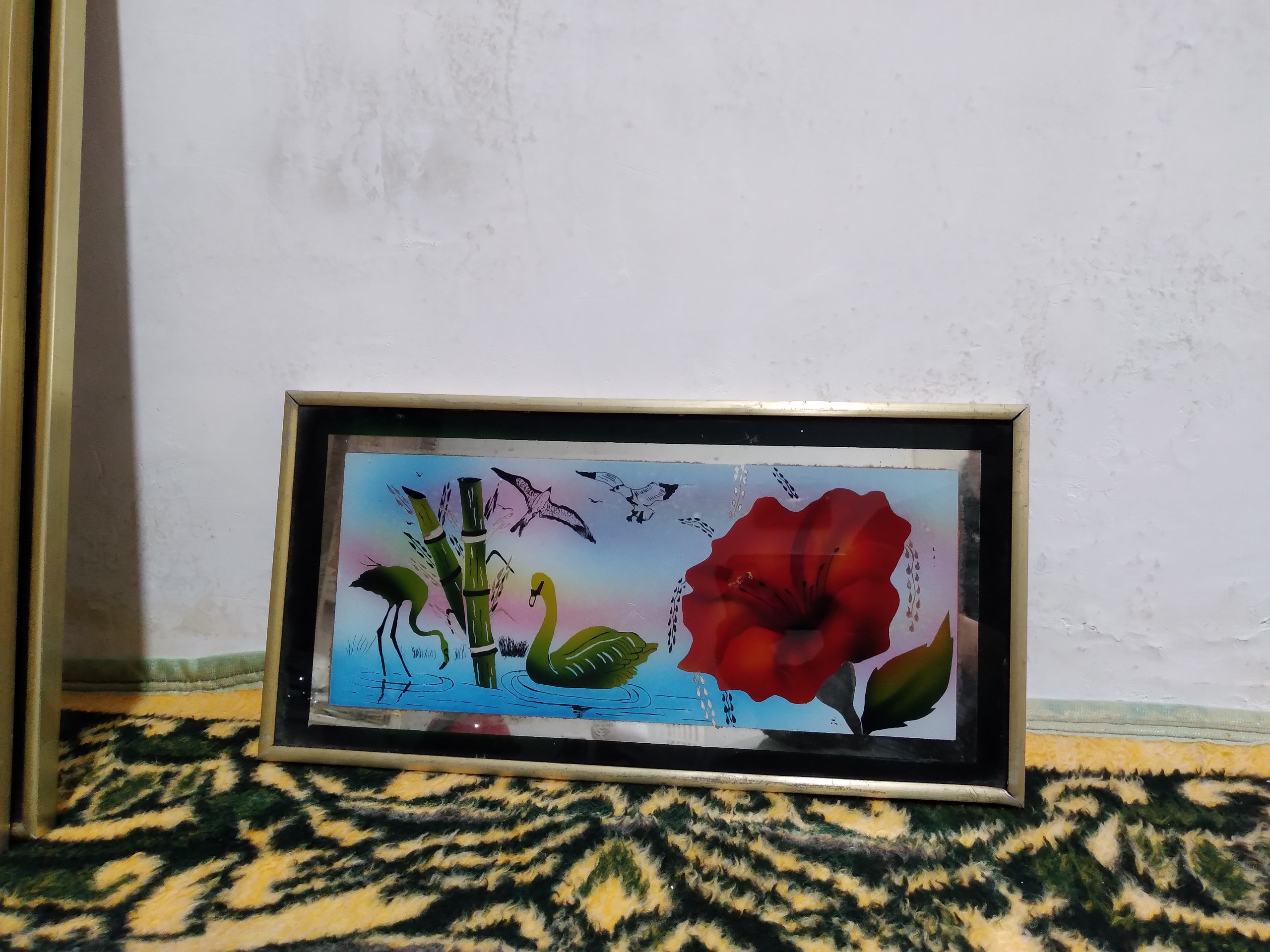 تابلو آیینه ای قدیمی اندازه 40 در20