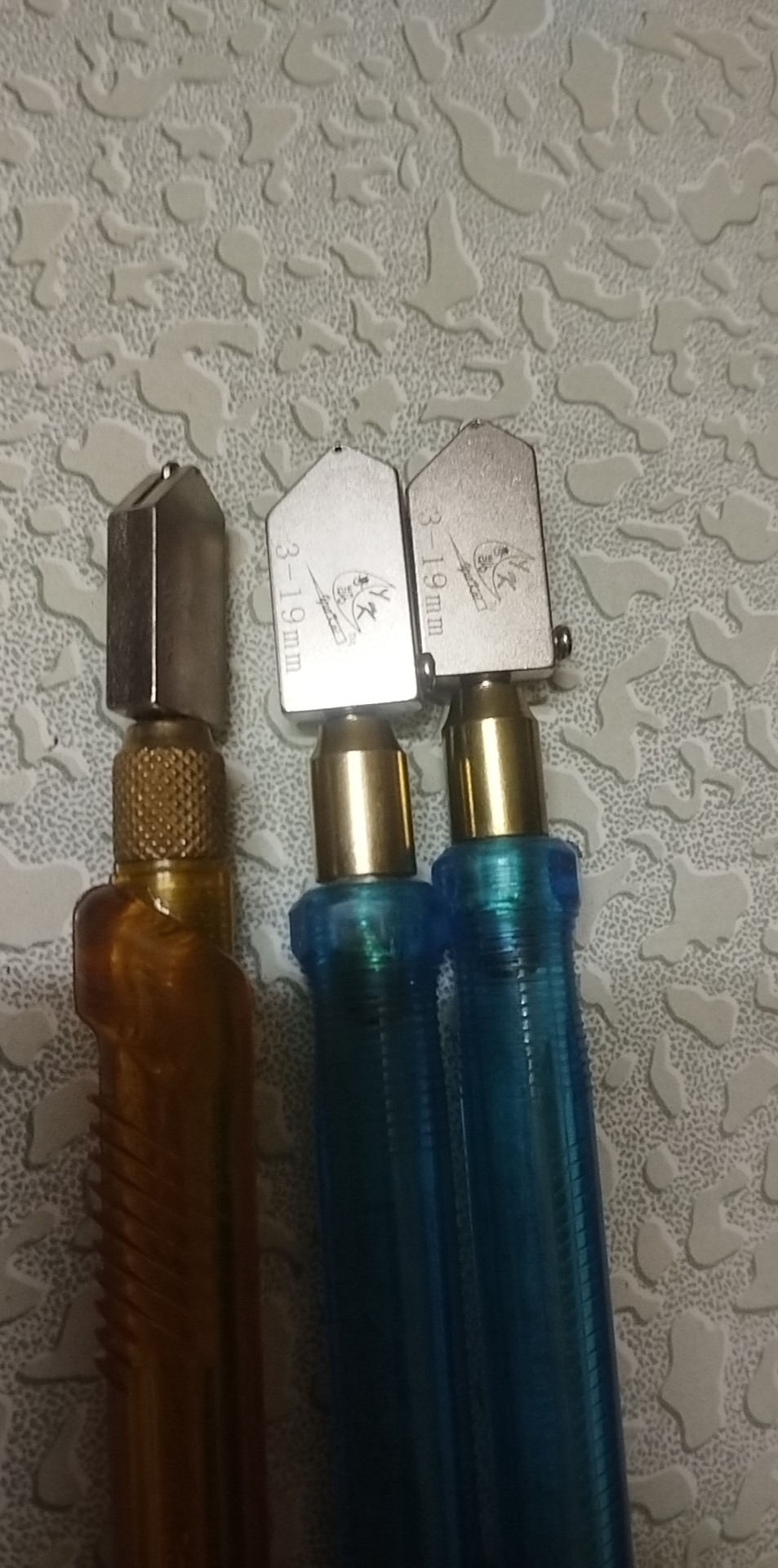 سه عدد شیشه بر مطابق عکس 3تا19mmباهم
