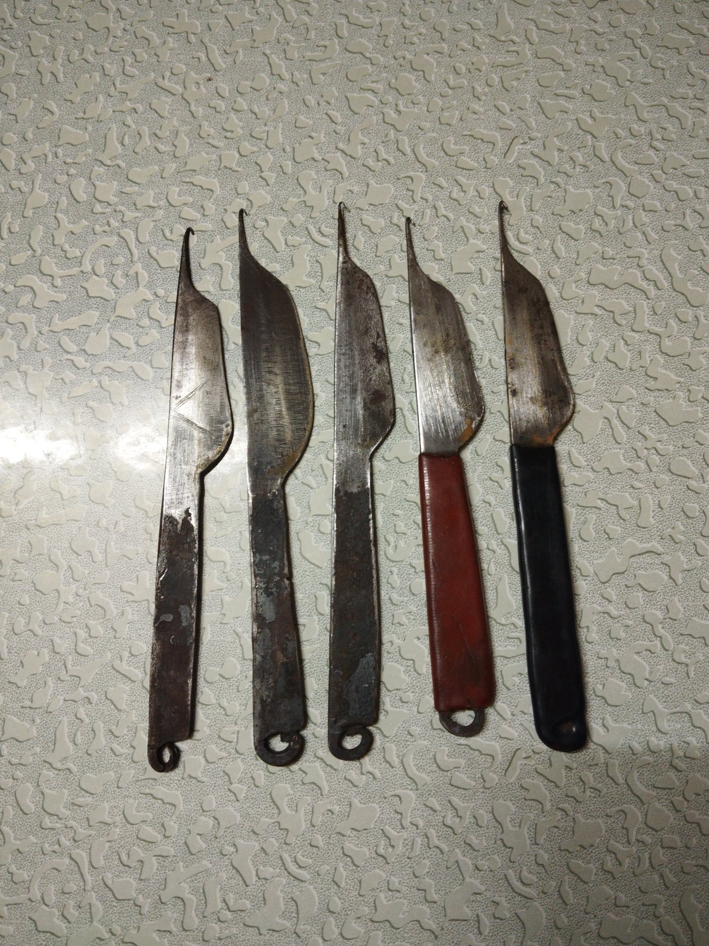 پنج عدد قلاب قالی بافی