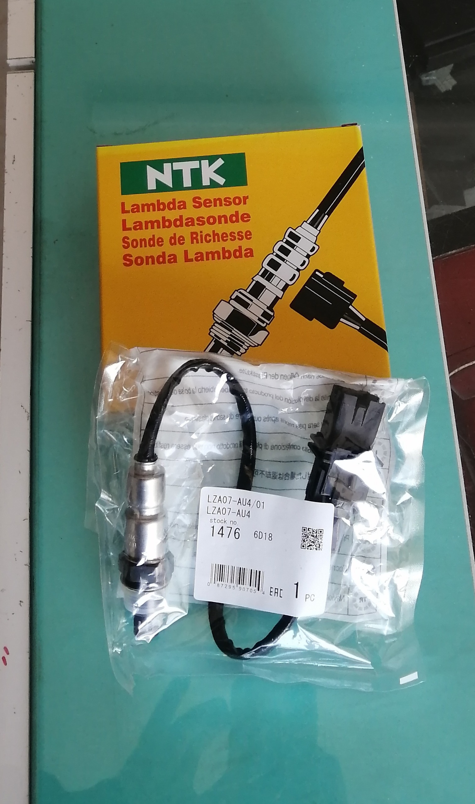 سنسور اکسیژن سمند EF7 مشکی NTK