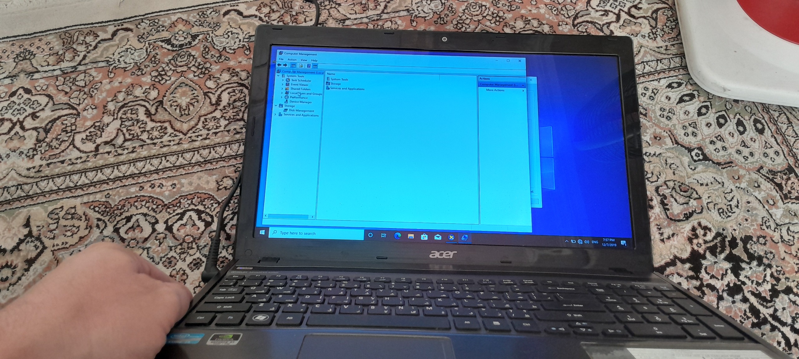 لپ تاپ acer 5755