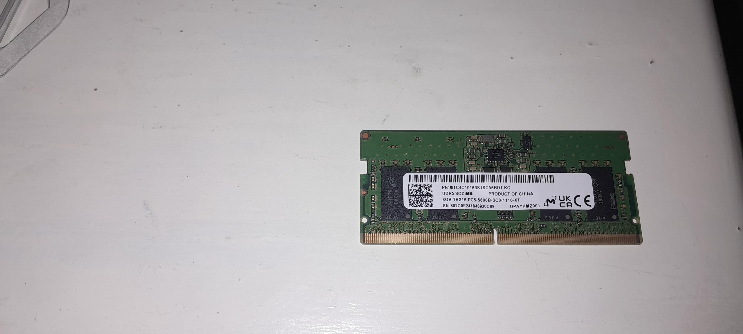 Ram 8 GIG DDR5