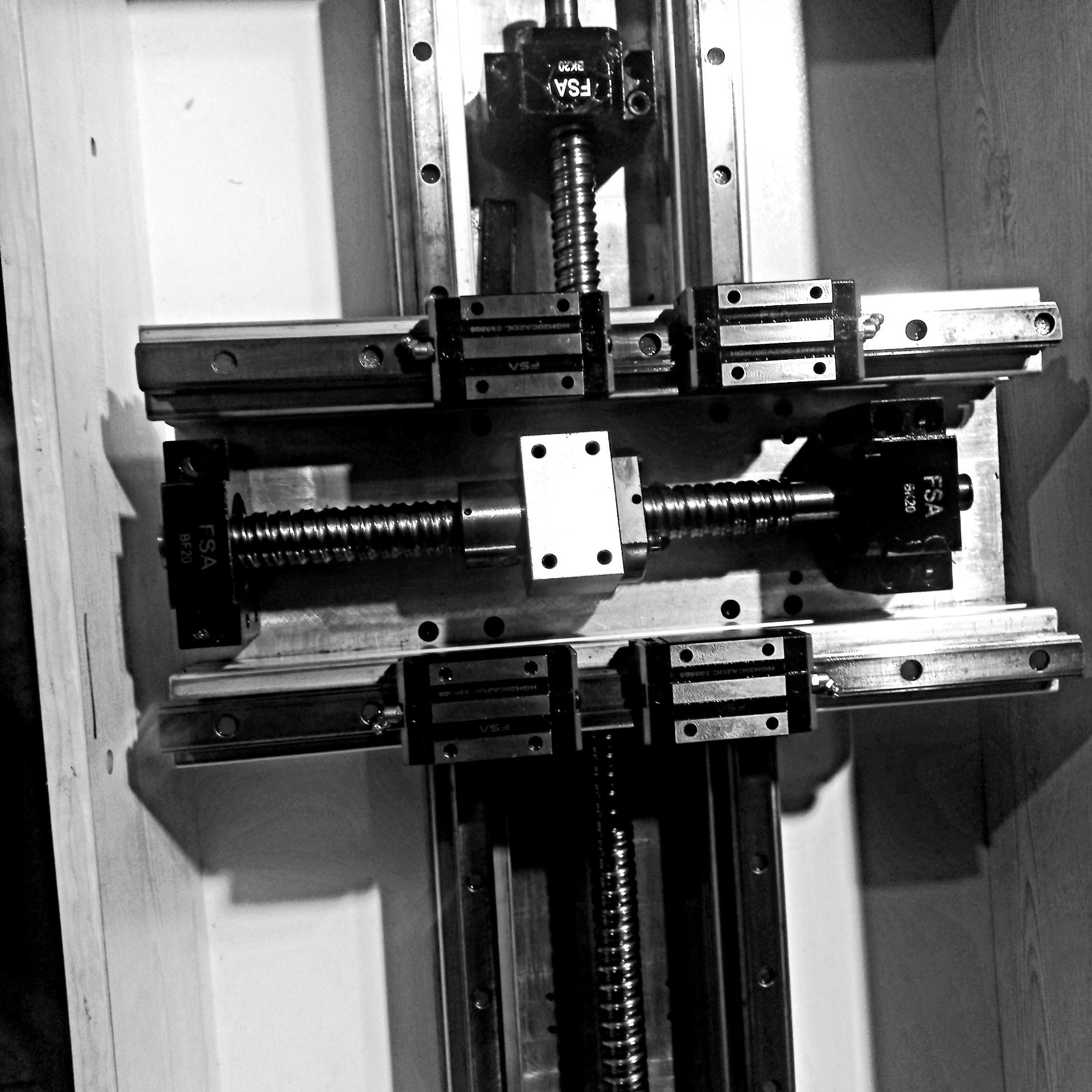 میز cnc 3محور ریل واگن