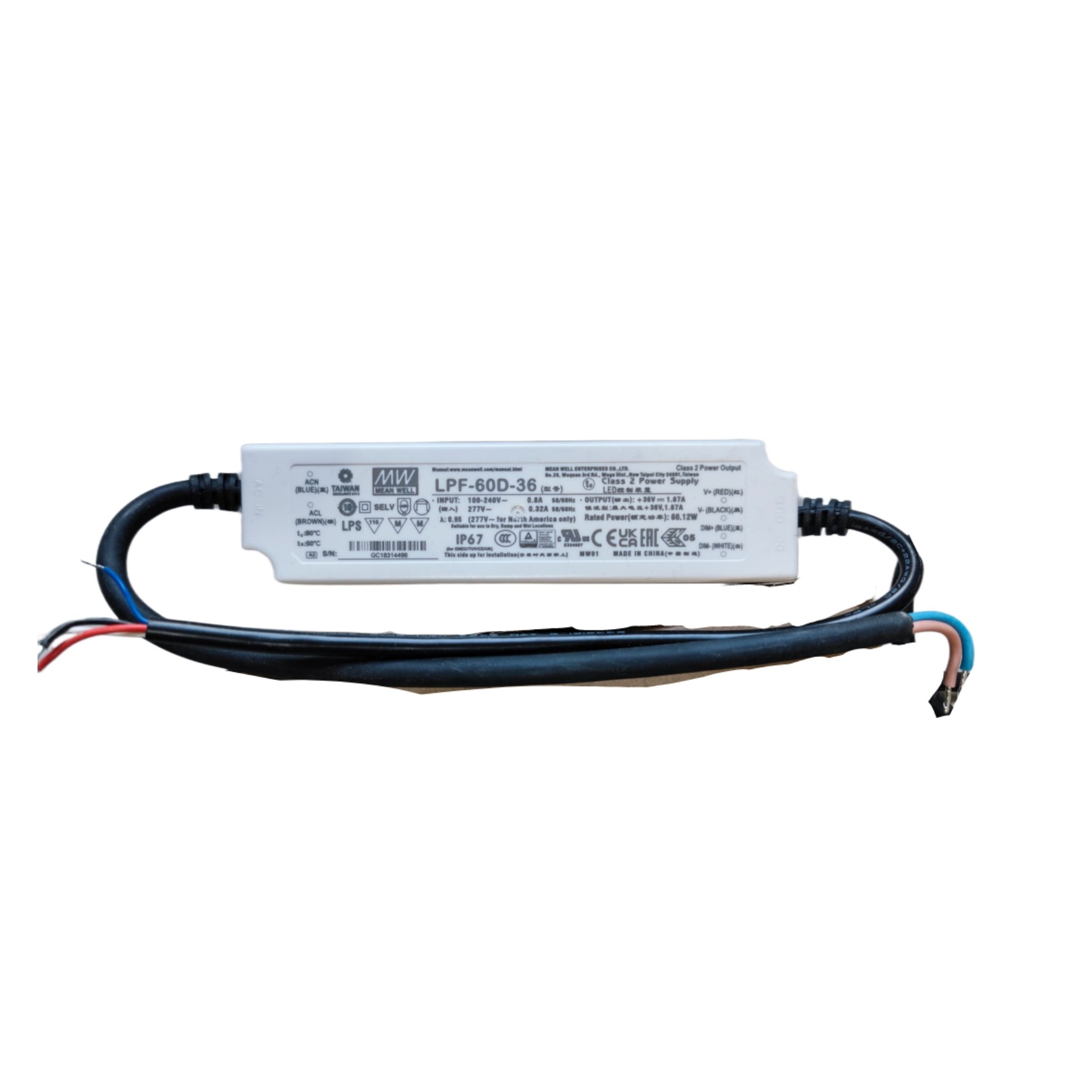 تغذیه 100-240به 36 اورجینال برند meanwell