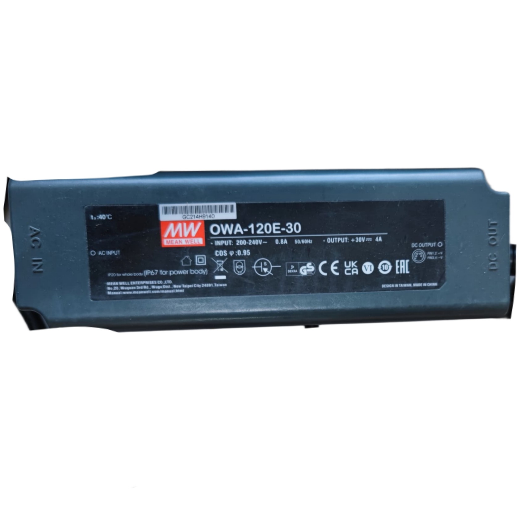تغذیه 200-240به 30 اورجینال برند meanwell