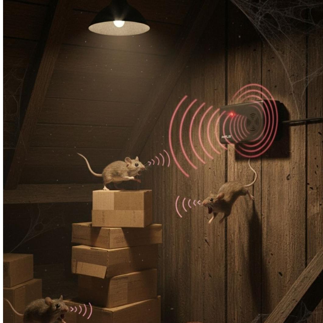 دفعکننده التراسونیک موش وسمور آلمانی