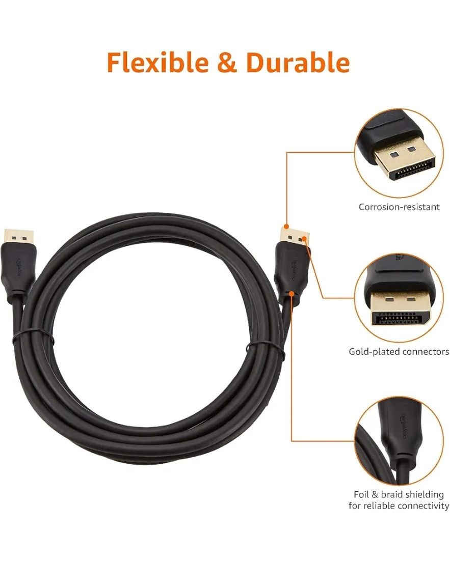 کابل DisplayPort آمازون بیسیکس اورجینال