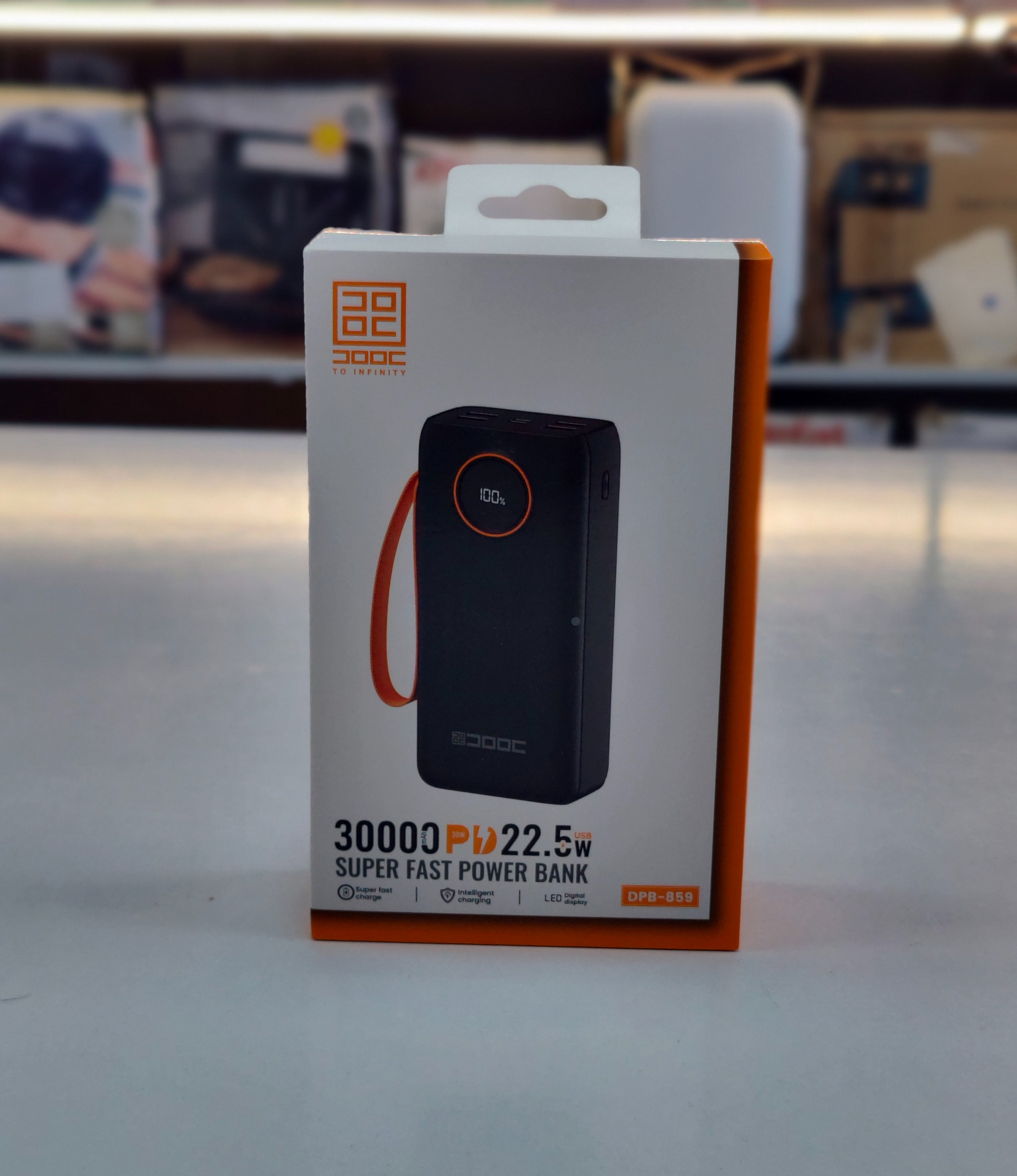پاوربانک 30000 برند Dooc توان 22.5وات