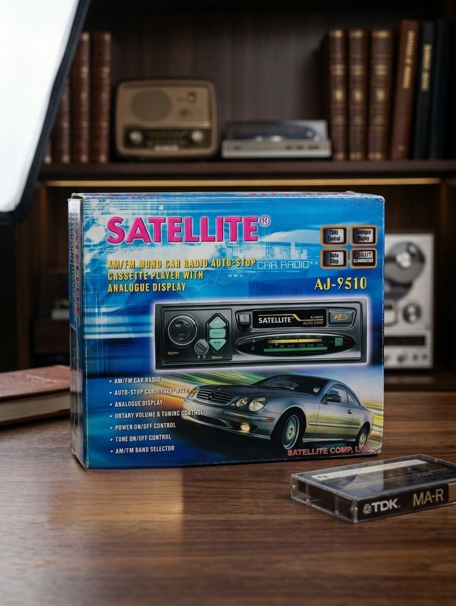 رادیو پخش کاست خودرو کلاسیک SATELLITE مدل AD-9510