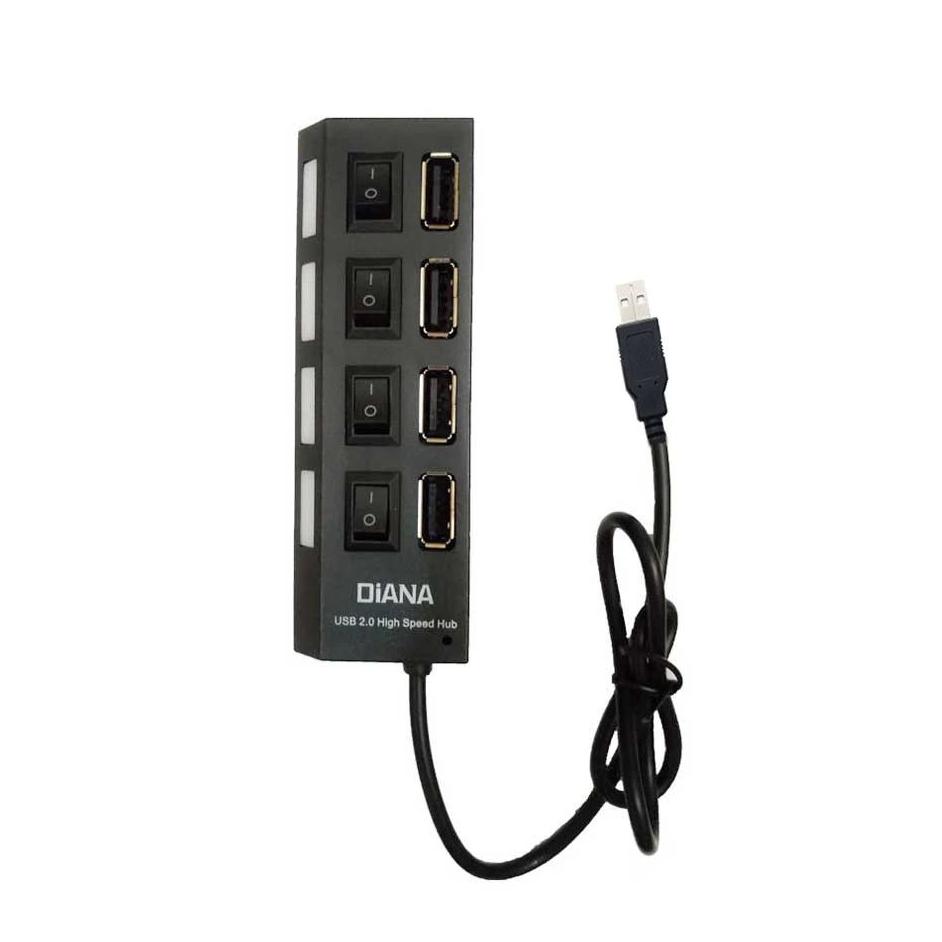 هاب 4 پورت USB برند Diana مدل FD56