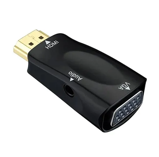 مبدل اورجینال HDMI به VGA با خروجی صدا-1080p