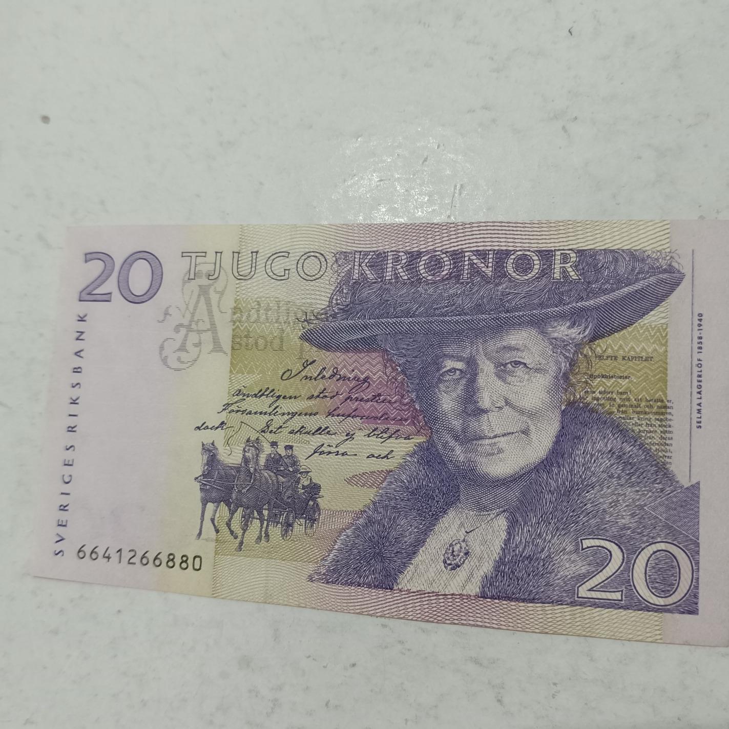 اسکناس 20,کرون دانمارک 1940,کمیاب نو و بانکی