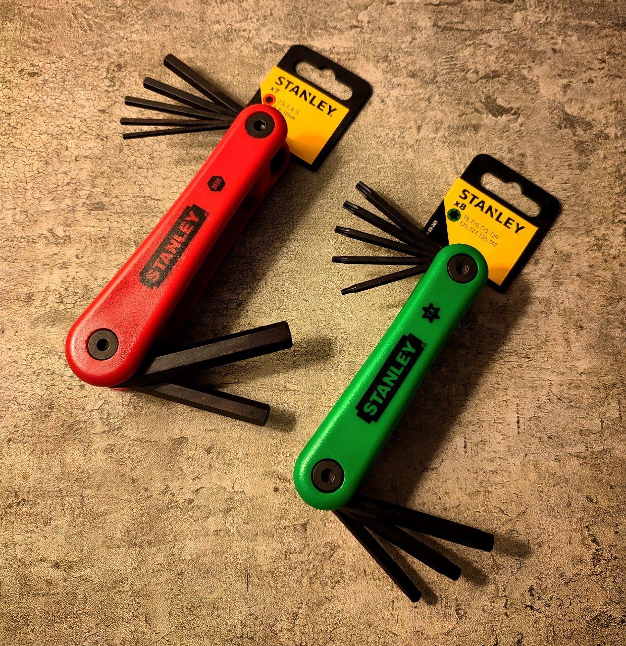 ست آچار آلن و ستاره ای چاقویی استنلی Stanley