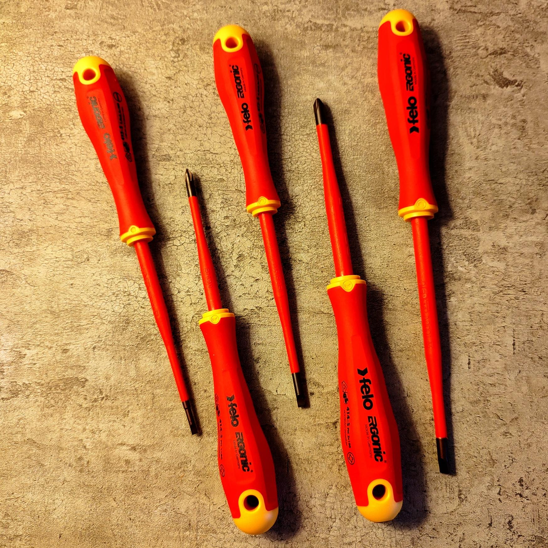 ست پیچ گوشتی عایق برق فلو آلمان Felo