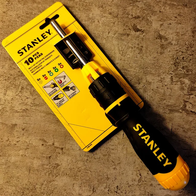 ست پیچ گوشتی جغجغه ای بیت گیر استنلی Stanley