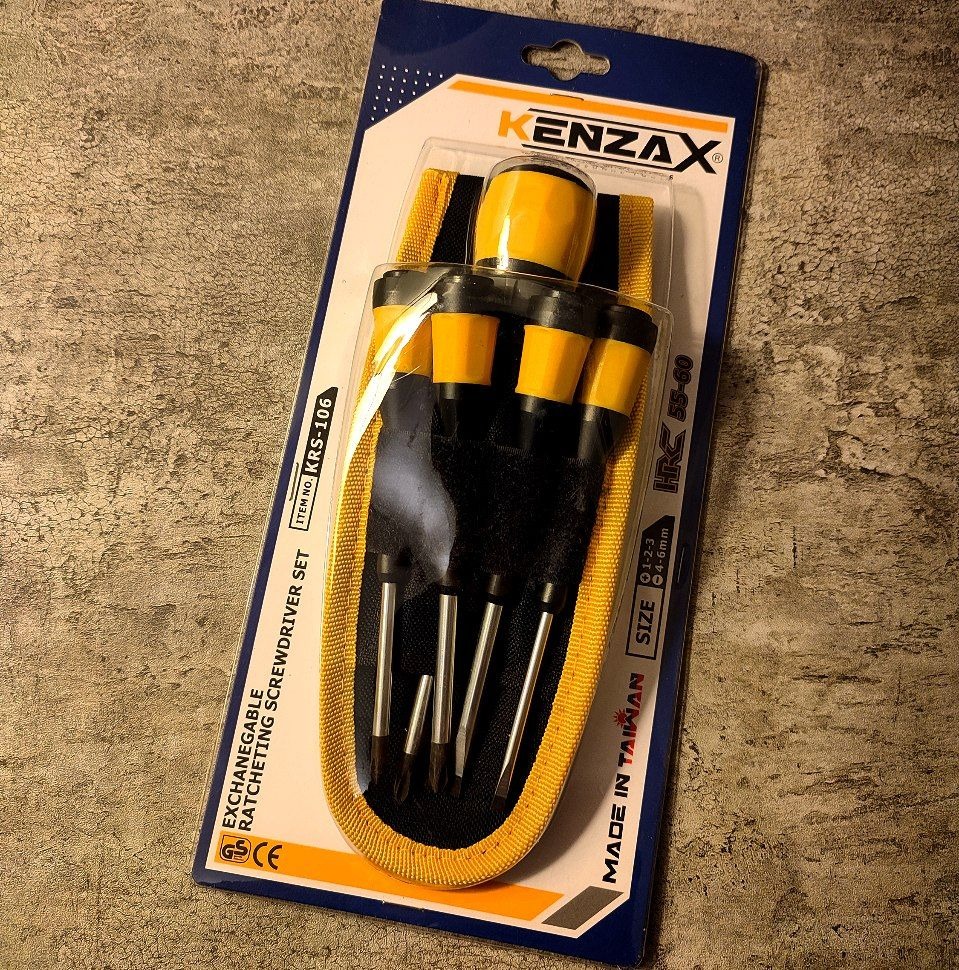 ست پیچ گوشتی جغجغه ای 5 عددی کنزاکس Kenzax