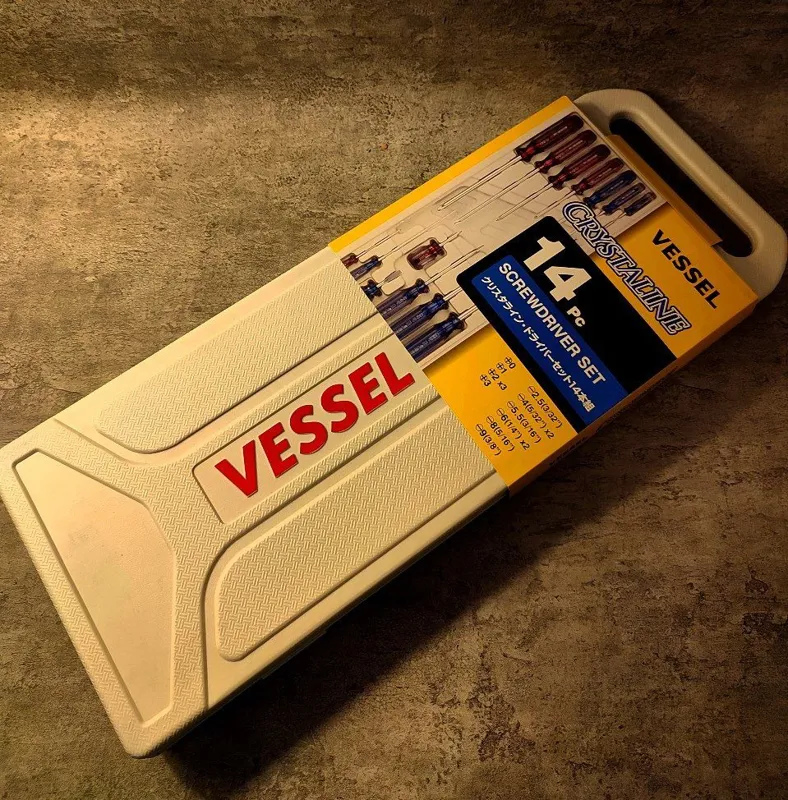 ست پیچ گوشتی 14 عددی وسل ژاپن Vessel
