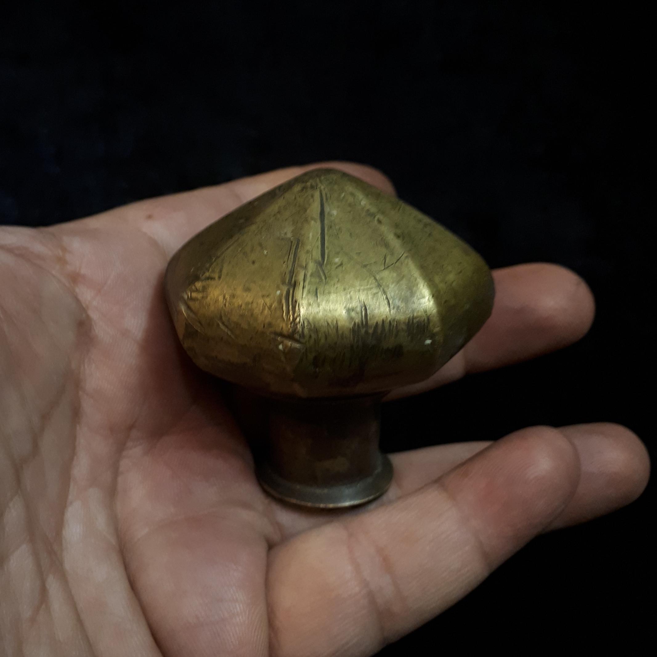 سر عصا برنجی قدیمی