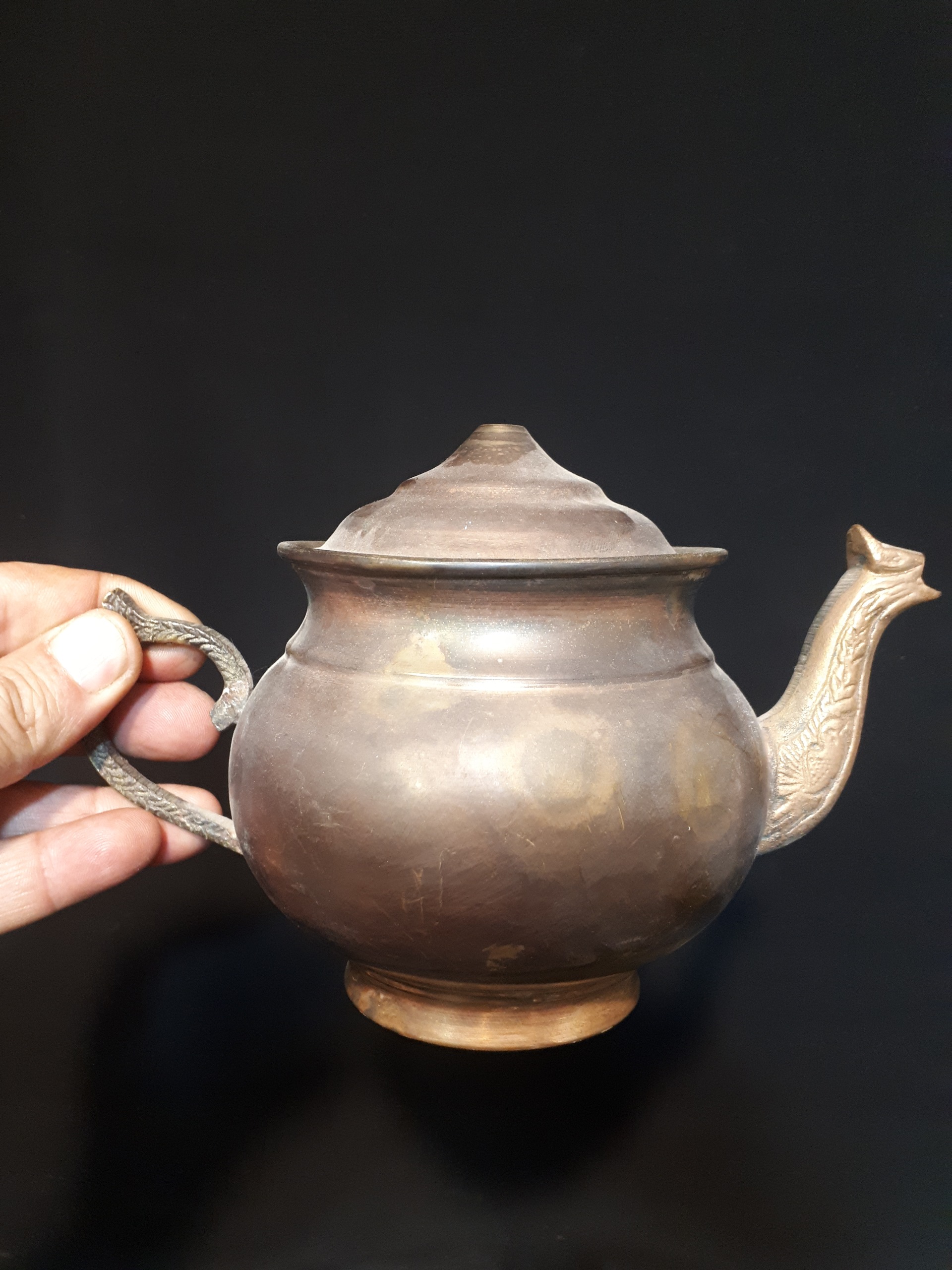قوری برنجی کتری سماور دله منقل انبر