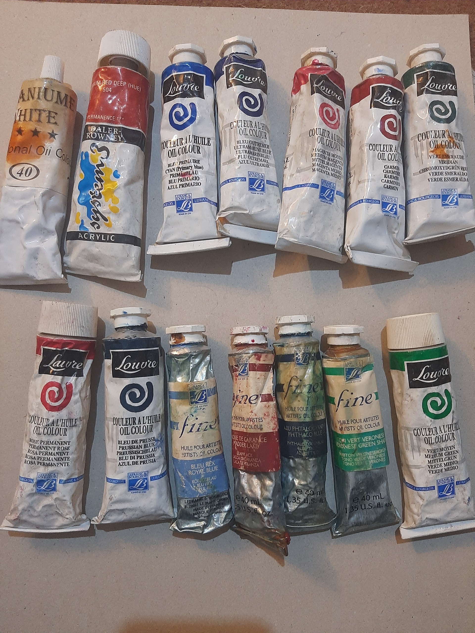 رنگ روغن LB(Louovre,Fine) فرانسوی 60,37 میل