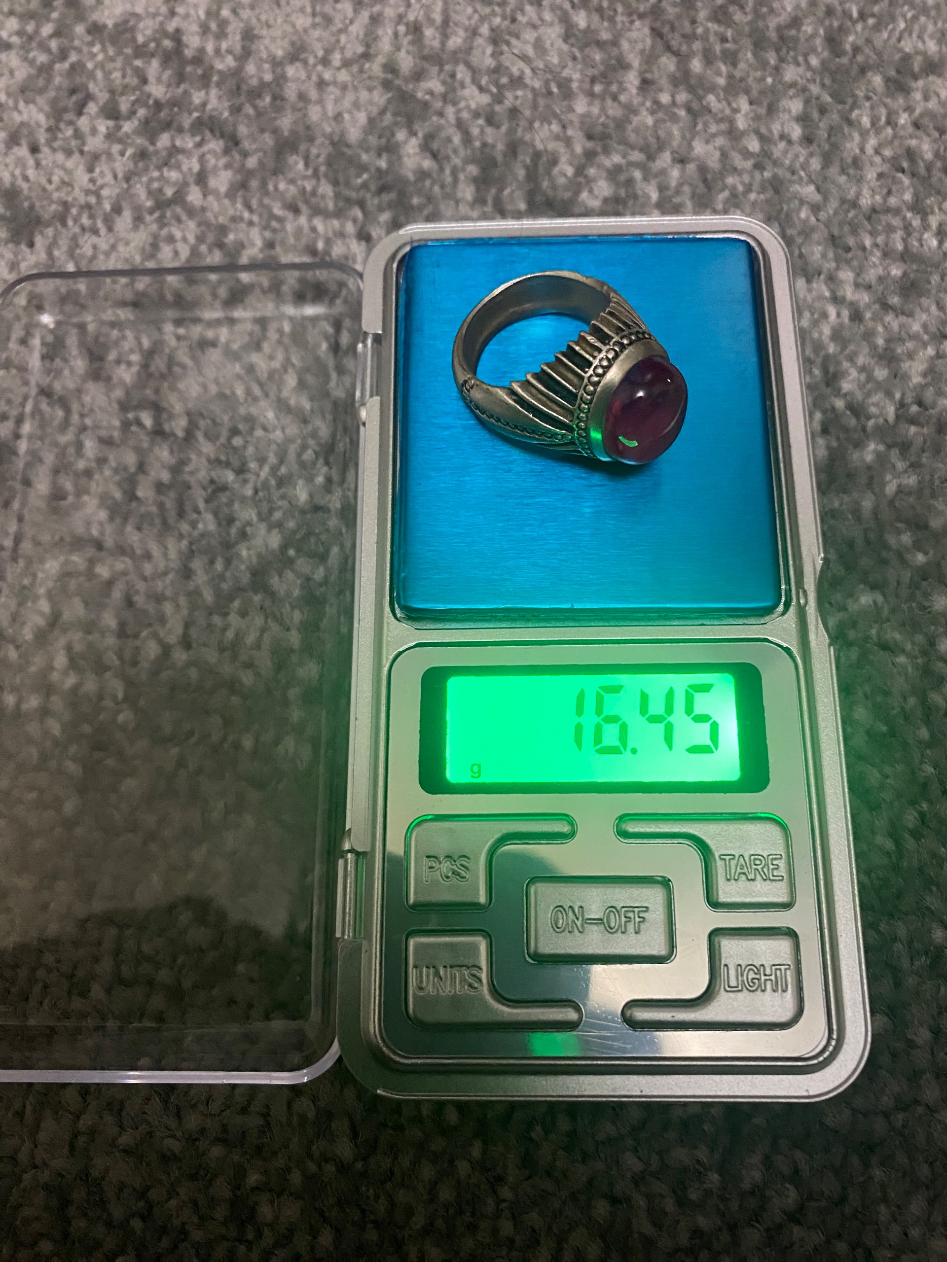 انگشتر یاقوت شمشه