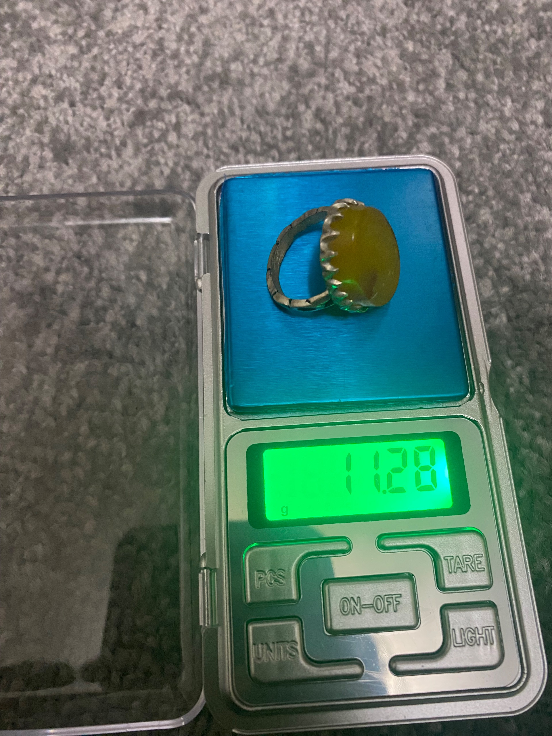 انگشتر شرف نگین خطی